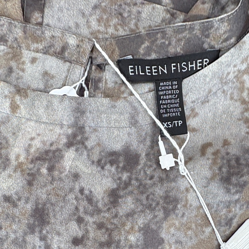 EILEEN FISHER GRAY TOP - Picture 2 of 3